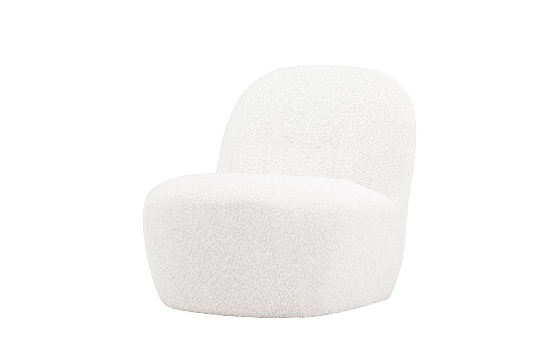 Venture Home Mahla Lounge Chair - White Boucle /