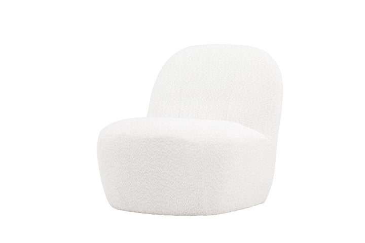 Venture Home Mahla Lounge Chair - White Boucle /