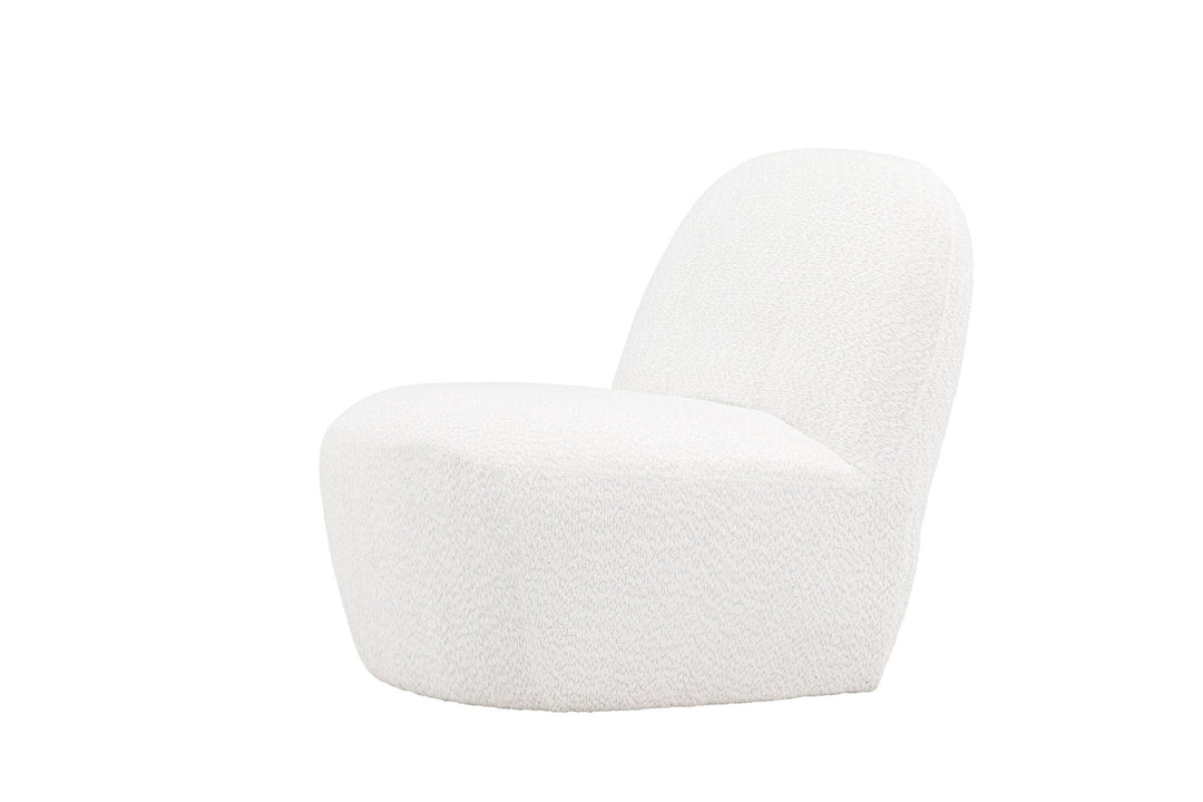 Venture Home Mahla Lounge Chair - White Boucle /