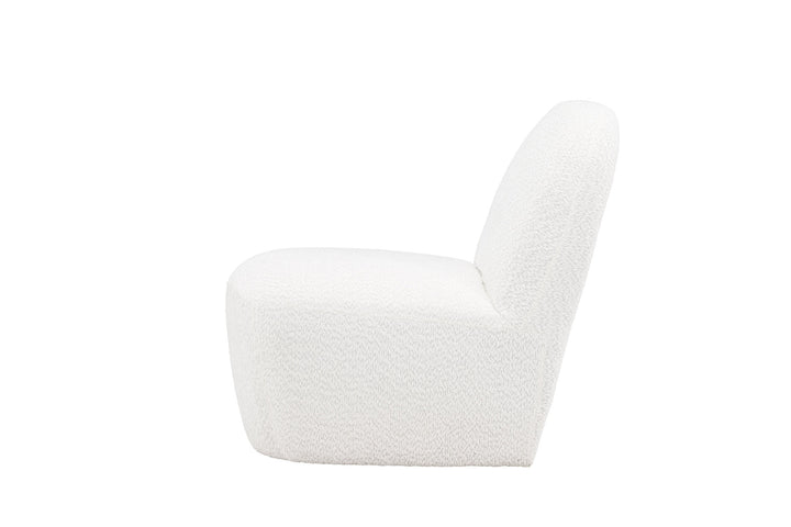 Venture Home Mahla Lounge Chair - White Boucle /