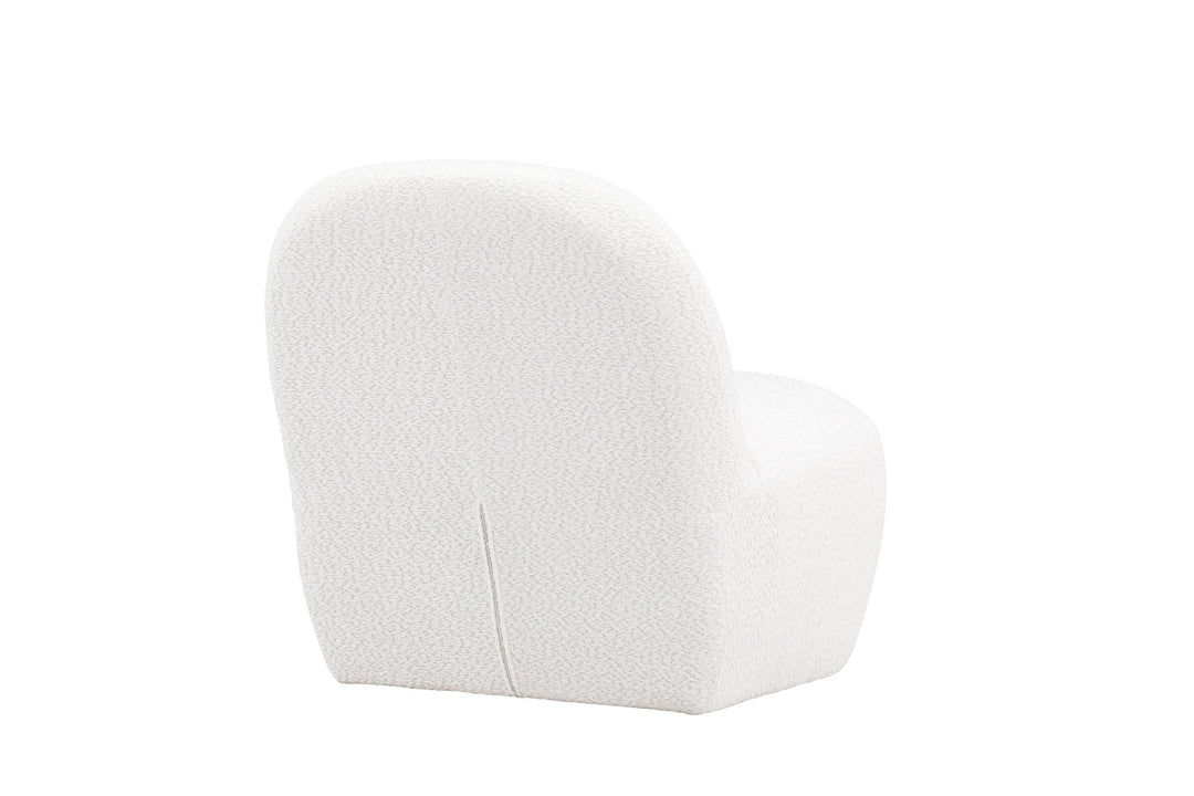 Venture Home Mahla Lounge Chair - White Boucle /