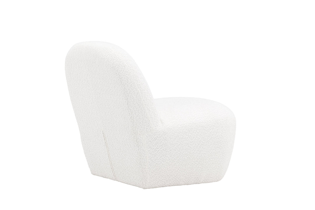 Venture Home Mahla Lounge Chair - White Boucle /