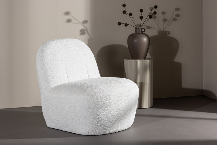 Venture Home Mahla Lounge Chair - White Boucle /