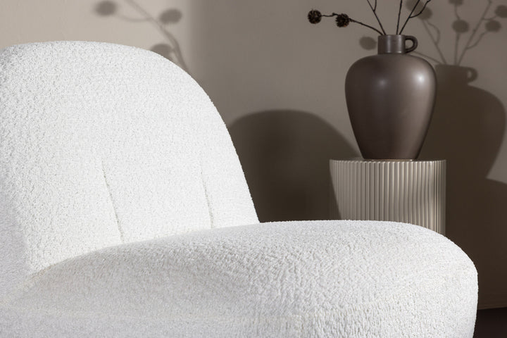 Venture Home Mahla Lounge Chair - White Boucle /