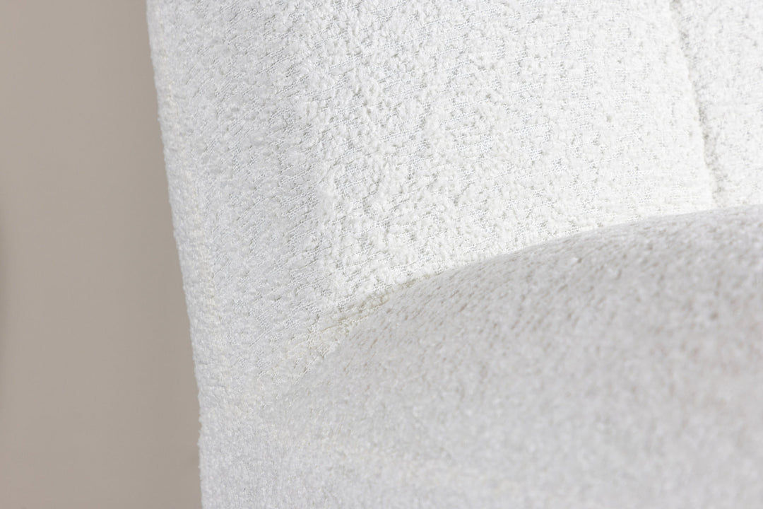 Venture Home Mahla Lounge Chair - White Boucle /