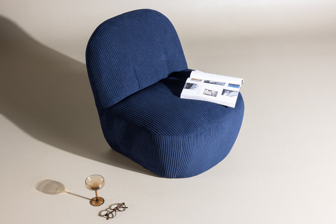 Venture Home Mahla Lounge Chair - Navy /
