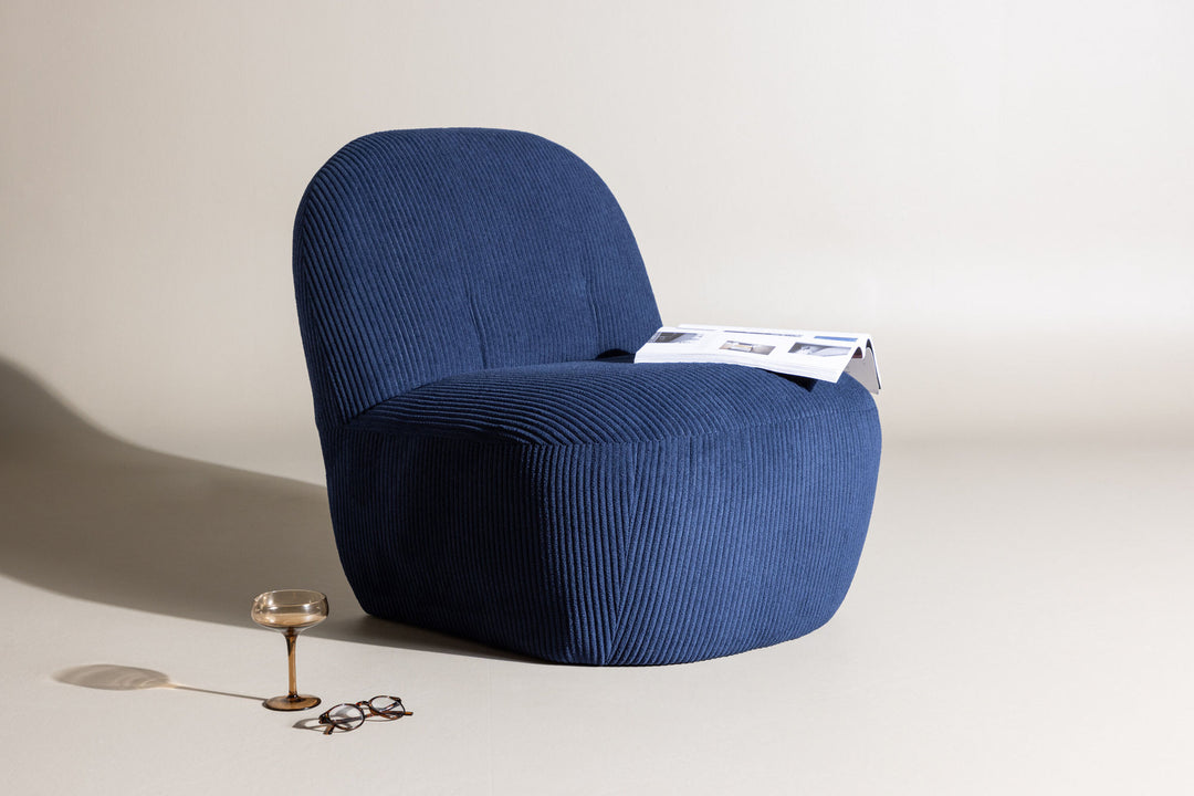 Venture Home Mahla Lounge Chair - Navy /