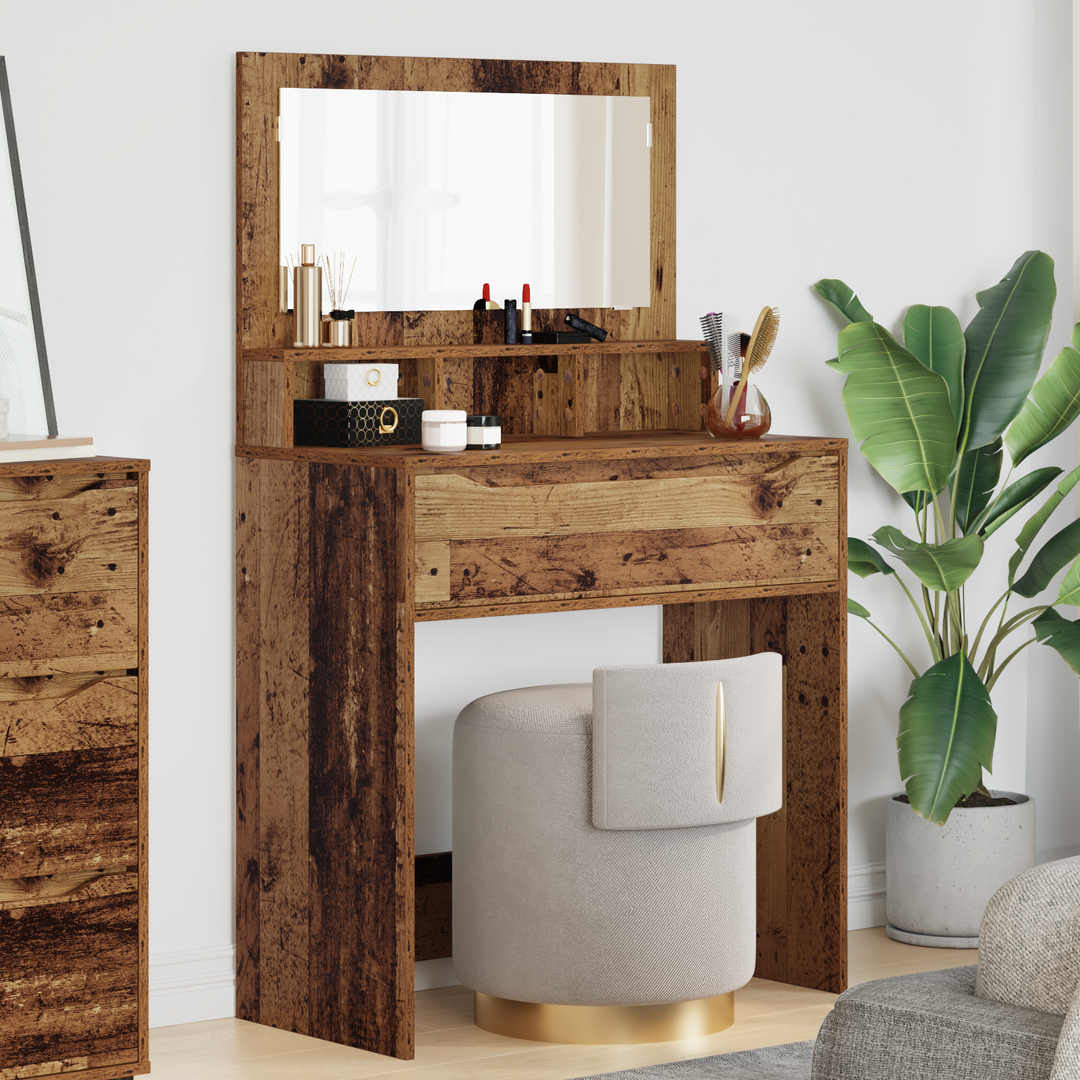 Soveværelsessminkeborde Gammelt træ 80 x 39,6 x 135 cm