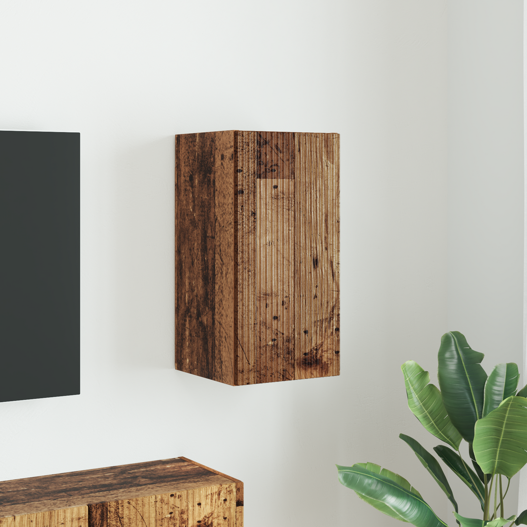 TV vægskab Gammelt træ 30 x 31 x 60 cm Konstrueret træ