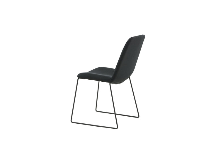 Venture Home Muce Dining Chair - Black Legs - Black Fabric