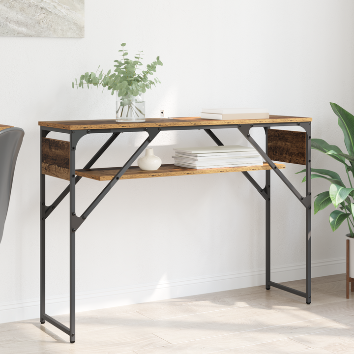 Konsolbord Gammelt træ 105x30x75cm Konstrueret træ