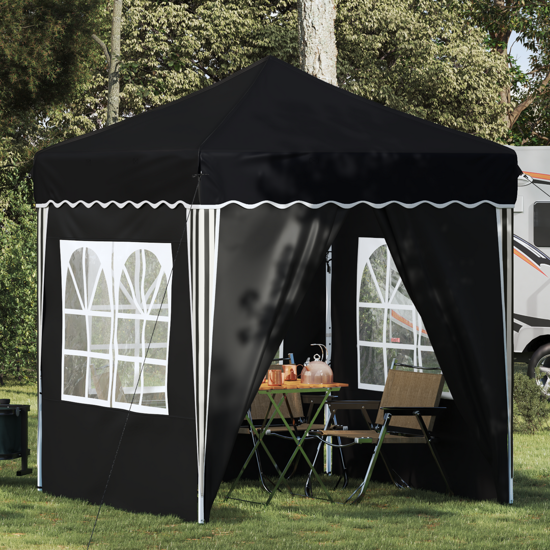 Pop-up Festtelt 195 x 195 x 245 cm Antracit Oxford stof