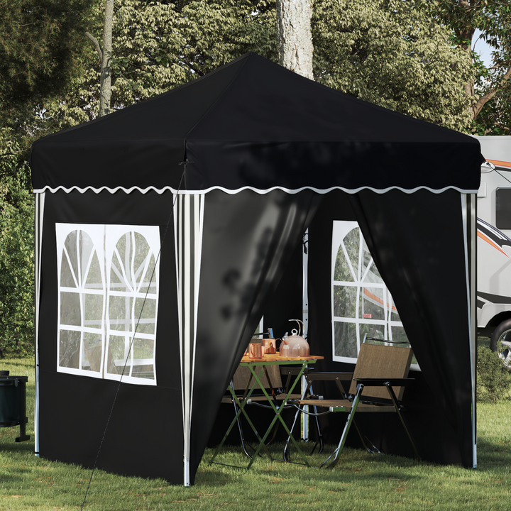 Pop-up Festtelt 195 x 195 x 245 cm Antracit Oxford stof