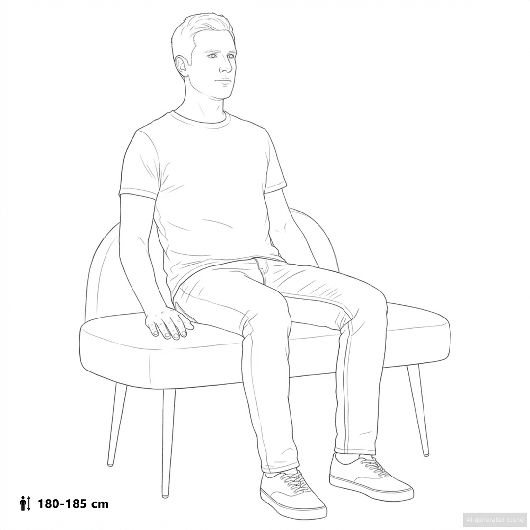 Polstret bænk med ryg Rød 110 x 60 x 76 cm Kunstlæder