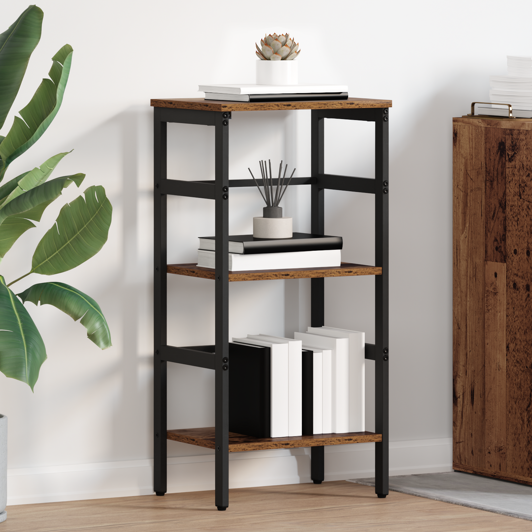 Bogreol Gammelt træ 40 x 29,5 x 81 cm Konstrueret træ