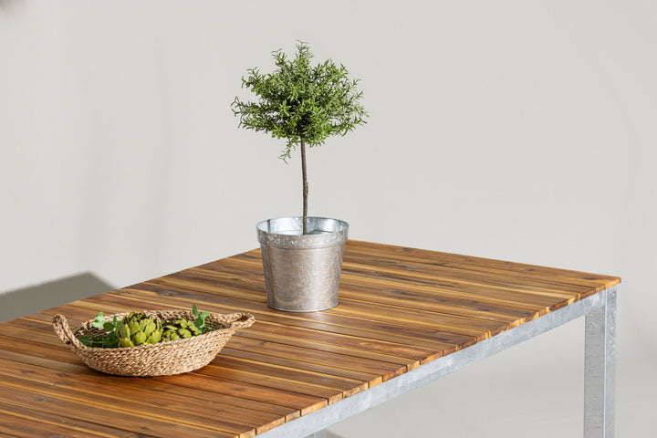 Venture Home Zenia Dining Table 200*100 - Acacia / Zink