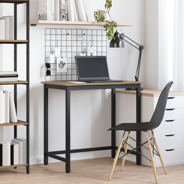 bord Artisan Egetræ 100 x 50 x 76,5 cm Ingeniørtræ og stål