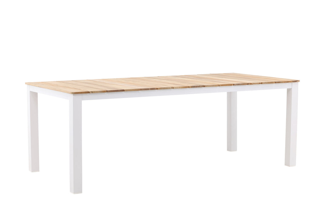 Venture Home Mexico Table 210*100 - White/Teak