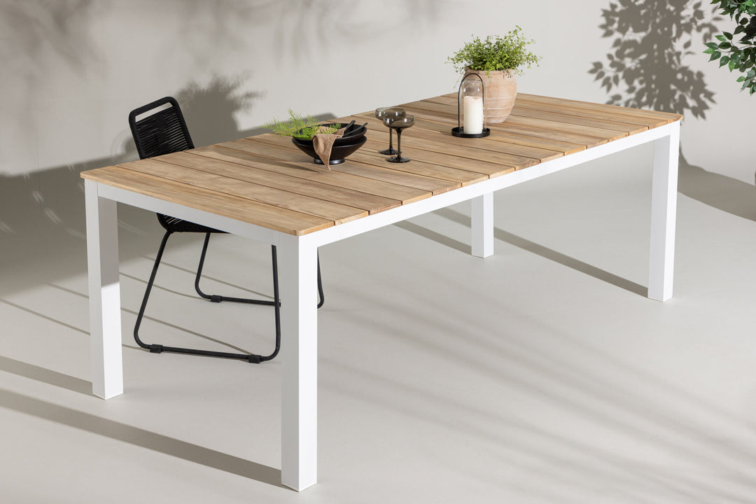 Venture Home Mexico Table 210*100 - White/Teak