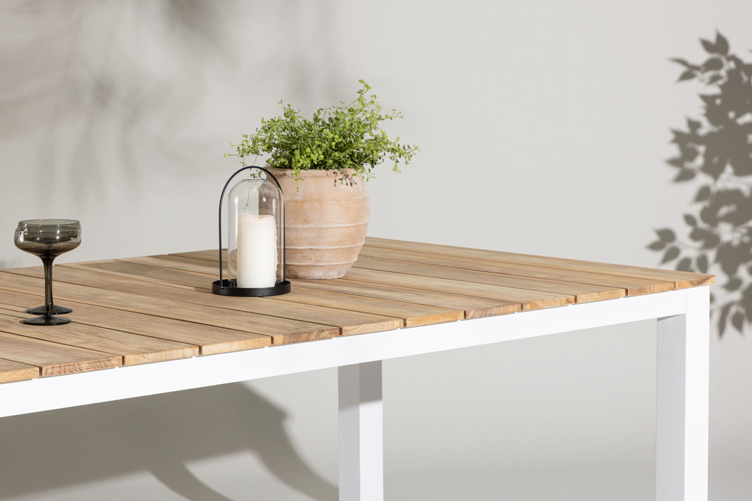 Venture Home Mexico Table 210*100 - White/Teak