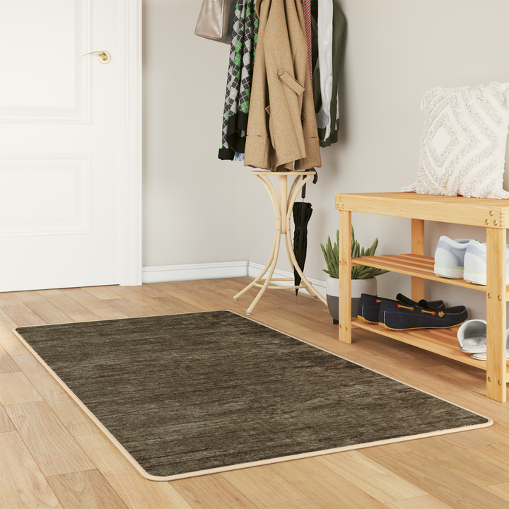 Tæppe Runner MARSA Skovgrøn 80 x 200 cm Polyester og PVC
