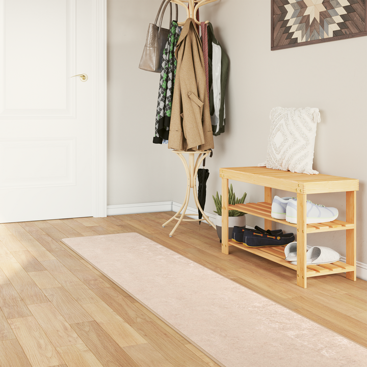 Tæppe Runner MARSA Creme 50 x 350 cm Polyester og PVC