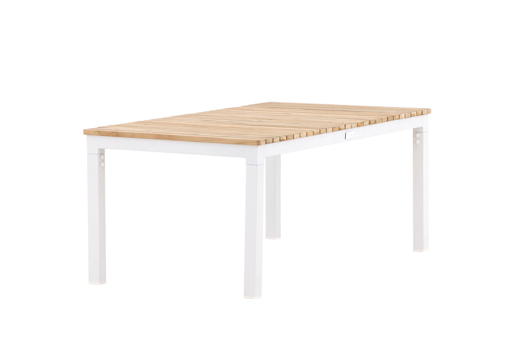 Venture Home Brasilia Sofa Table - White/Teak