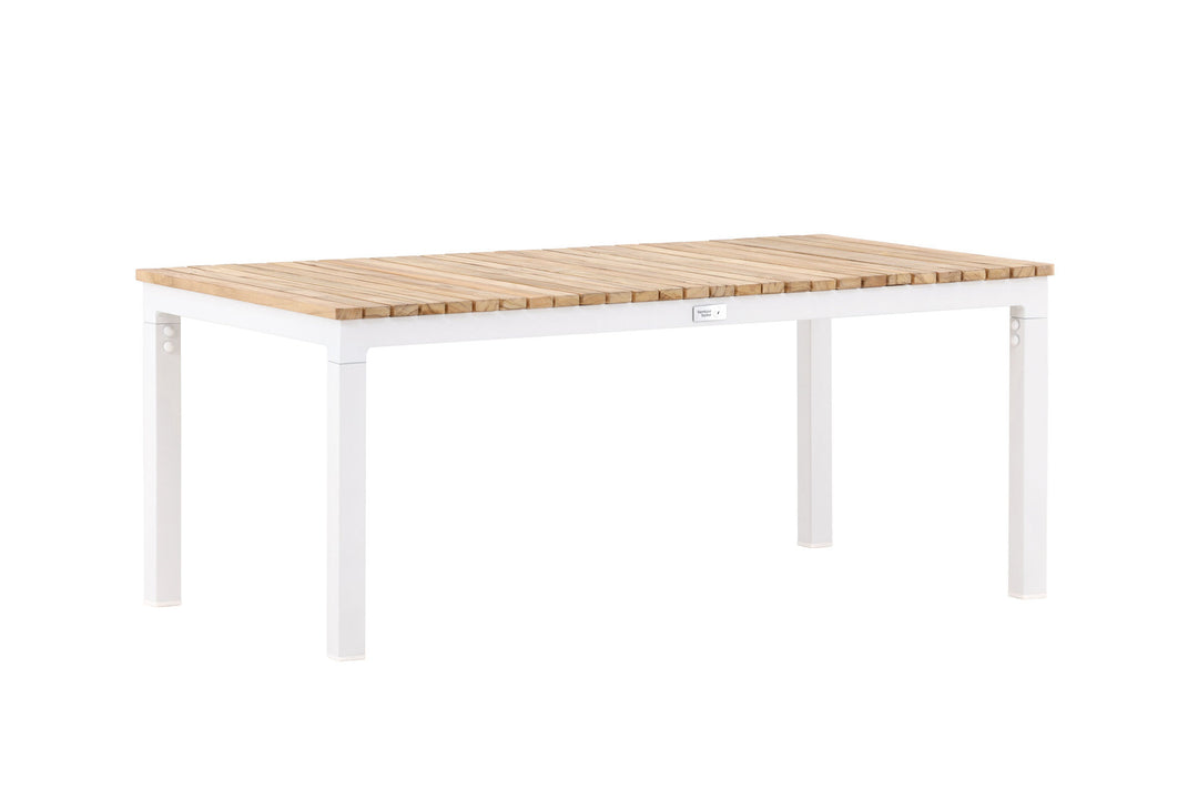 Venture Home Brasilia Sofa Table - White/Teak