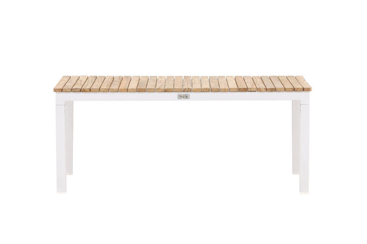 Venture Home Brasilia Sofa Table - White/Teak