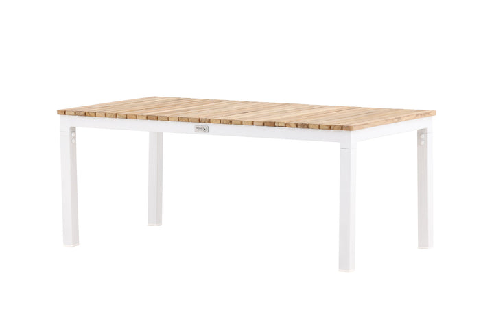Venture Home Brasilia Sofa Table - White/Teak