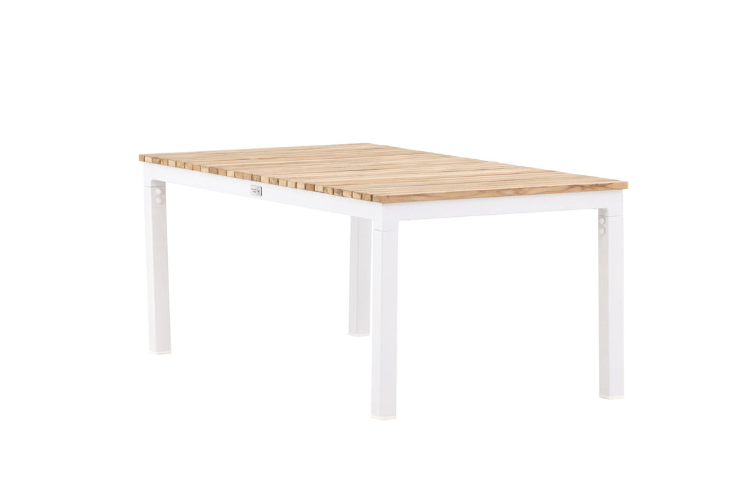 Venture Home Brasilia Sofa Table - White/Teak