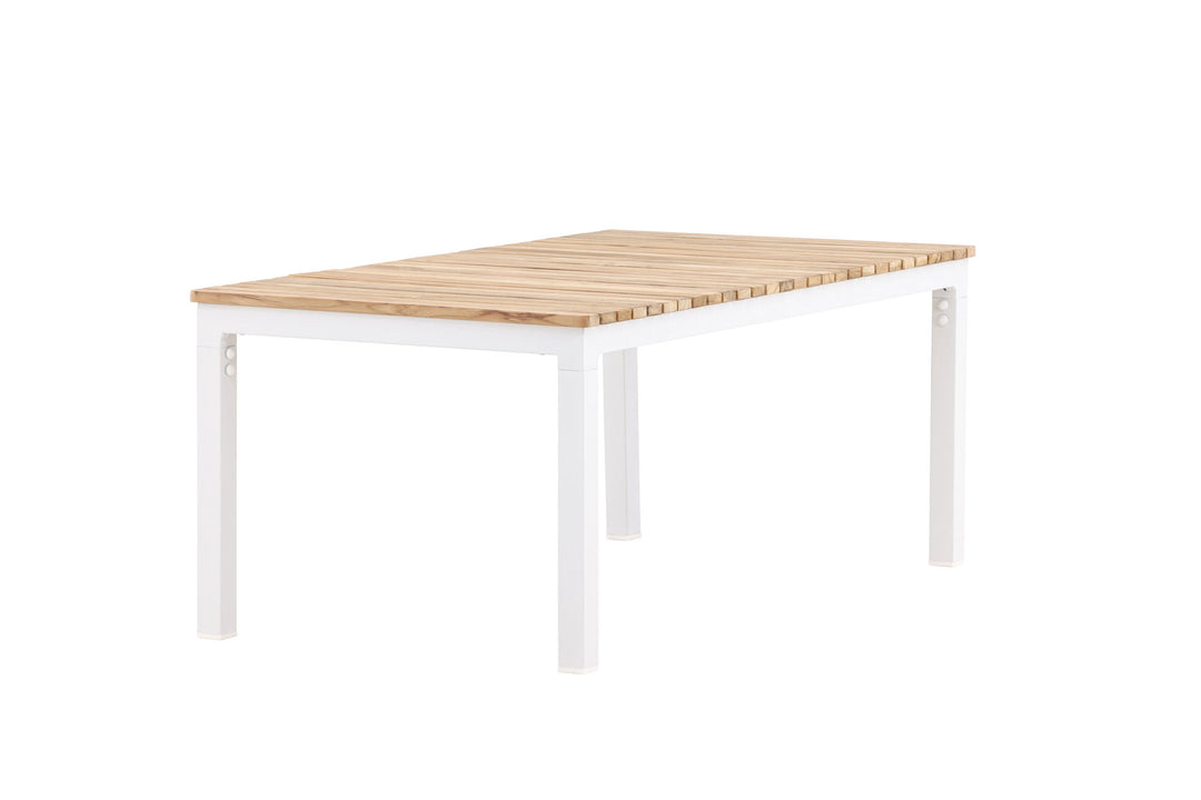 Venture Home Brasilia Sofa Table - White/Teak