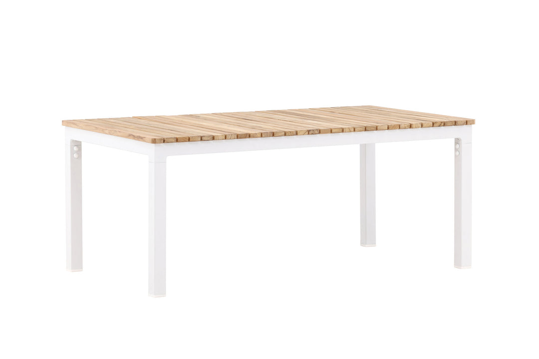Venture Home Brasilia Sofa Table - White/Teak