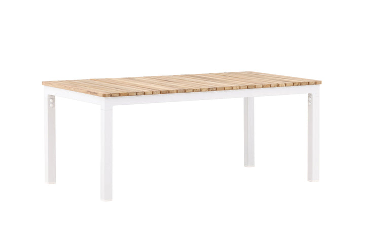 Venture Home Brasilia Sofa Table - White/Teak