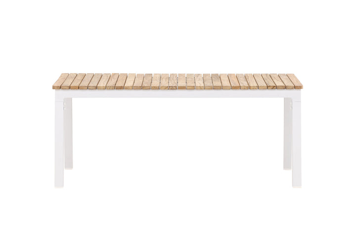 Venture Home Brasilia Sofa Table - White/Teak