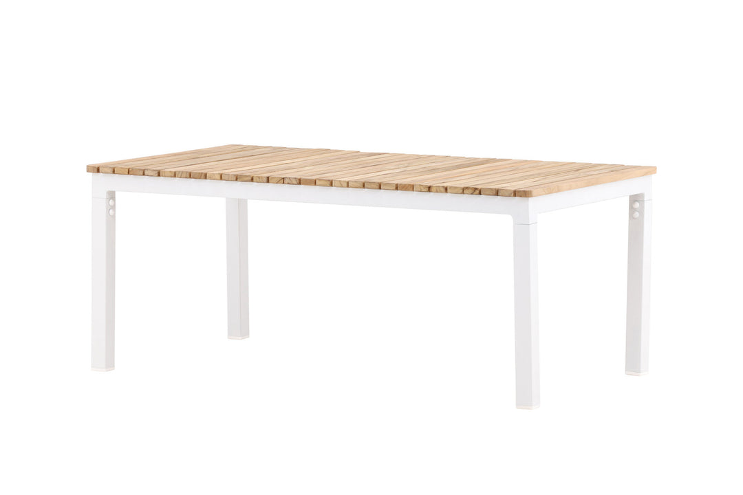 Venture Home Brasilia Sofa Table - White/Teak