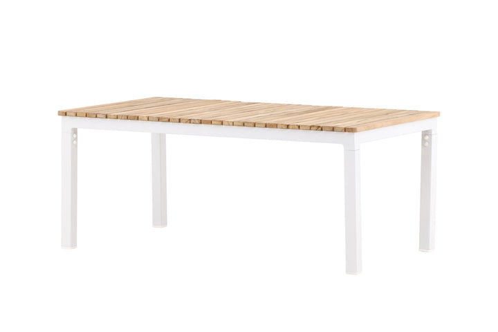 Venture Home Brasilia Sofa Table - White/Teak