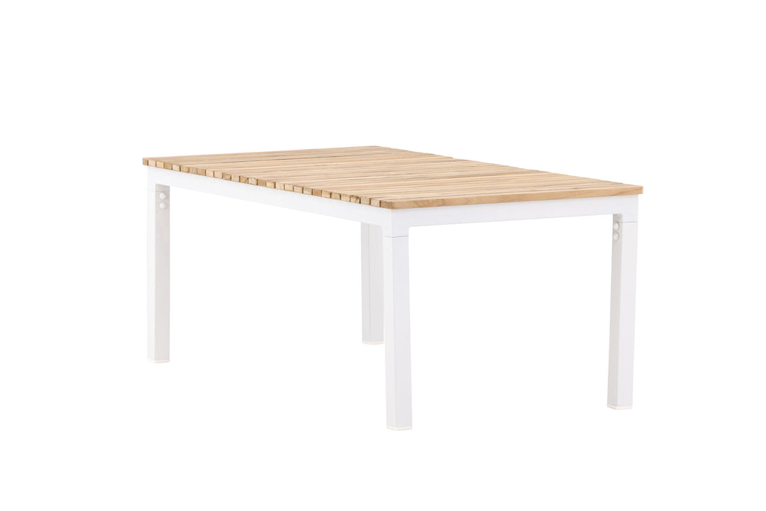 Venture Home Brasilia Sofa Table - White/Teak