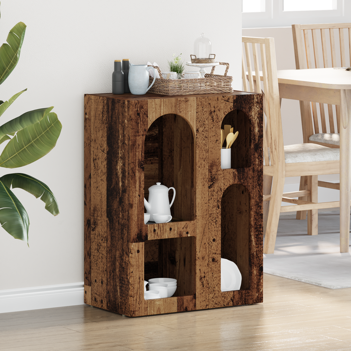 Sideboard ELST Gammelt træ 59 x 35 x 80.5 cm Konstrueret træ