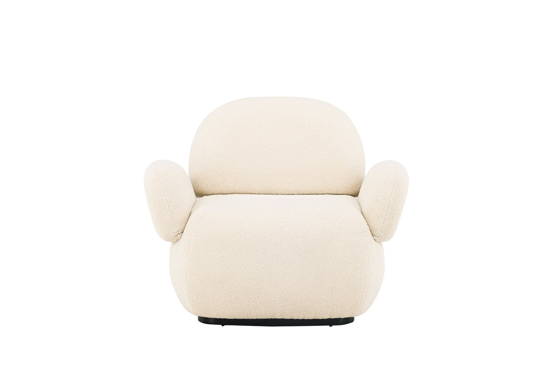 Venture Home Sevilla Single Sofa - Beige / Beige Chenille