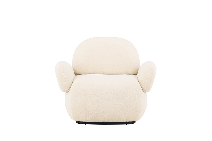 Venture Home Sevilla Single Sofa - Beige / Beige Chenille