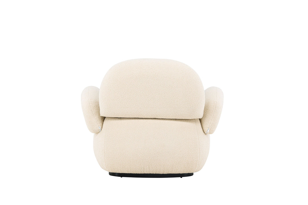 Venture Home Sevilla Single Sofa - Beige / Beige Chenille
