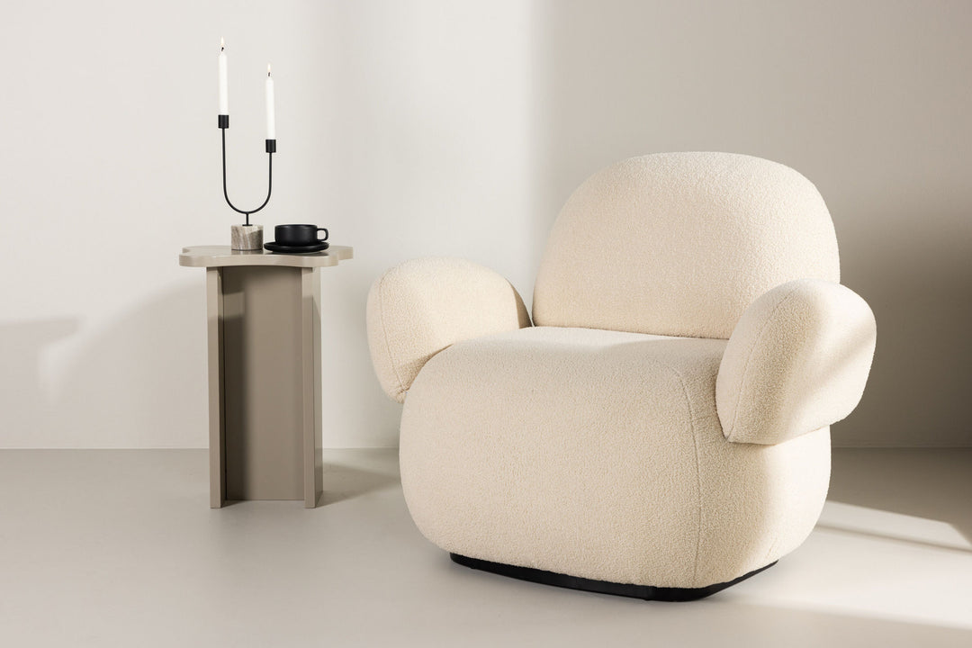 Venture Home Sevilla Single Sofa - Beige / Beige Chenille