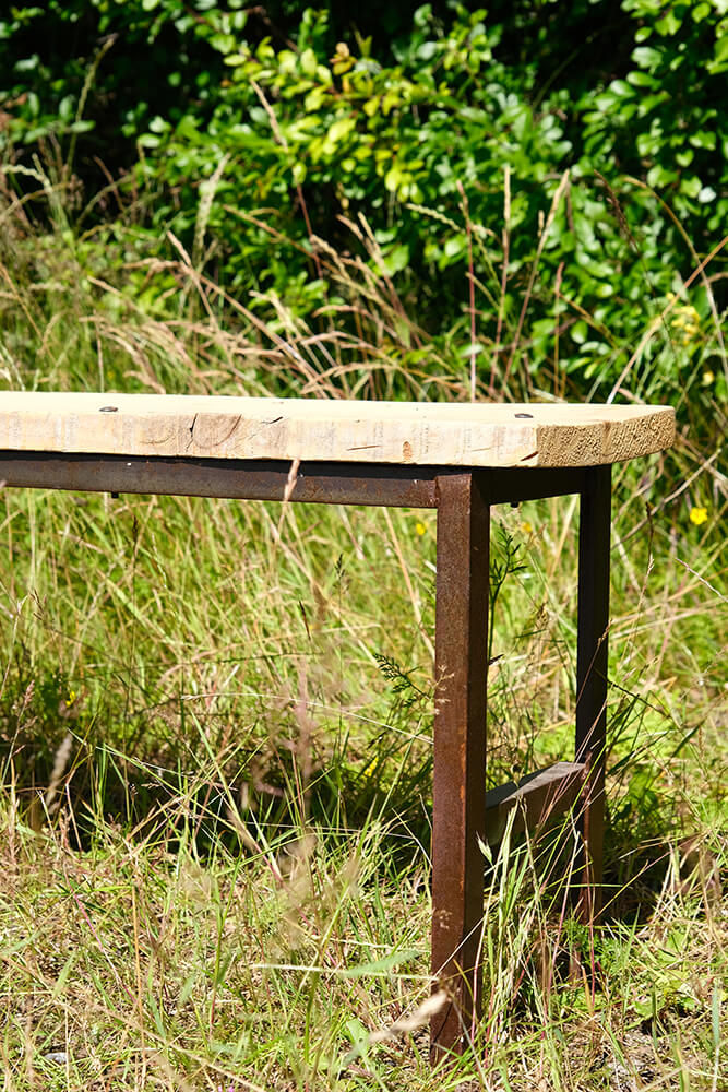 Trademark Living Lang gammel bænk