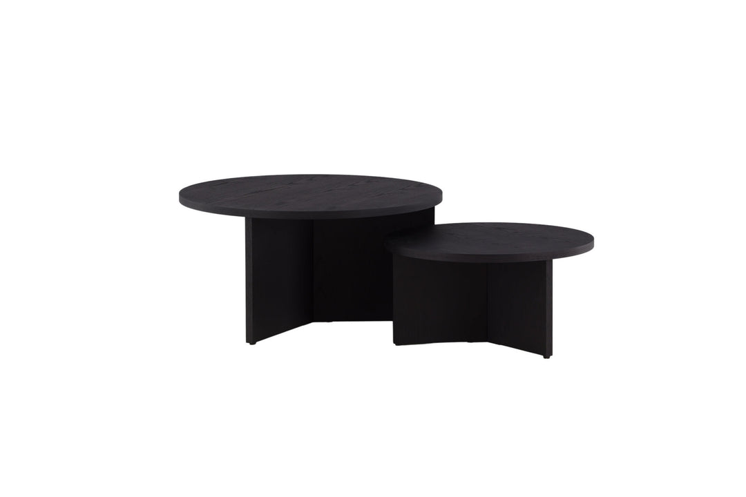 Venture Home Saltö Small Sofa Table - Black / Wood +Saltö Large Sofa Table - Black / Wood _1
