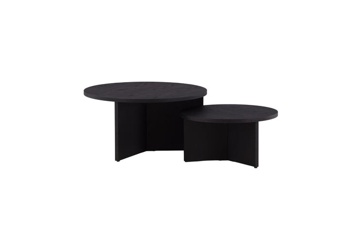 Venture Home Saltö Small Sofa Table - Black / Wood +Saltö Large Sofa Table - Black / Wood _1