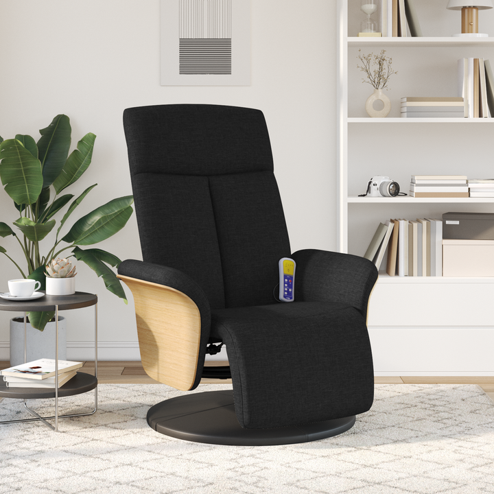 Massage Lænestol Sort 79 x 87 x 104,5 cm Stof