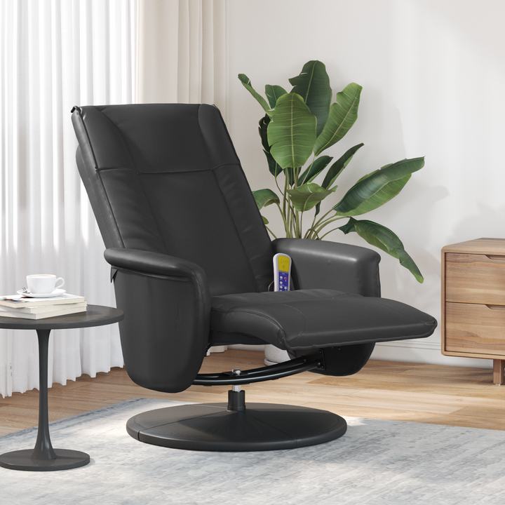 Svingende Massage Recliner Stol Sort 71 x 90 x 105 cm