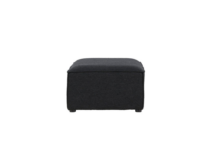 Vind Gillholmen Pouf - Black Boucle /