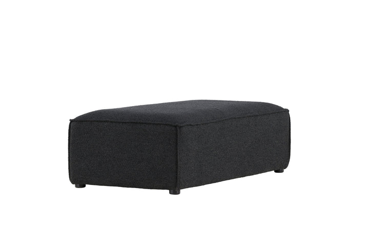 Vind Gillholmen Pouf - Black Boucle /